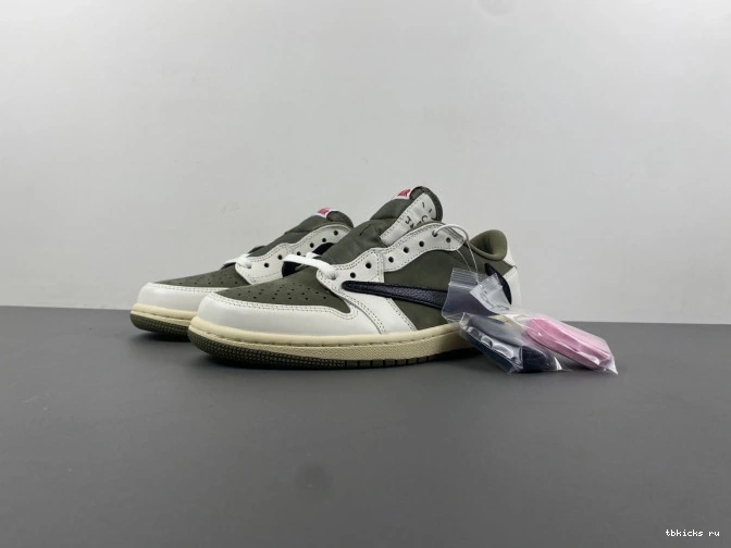 TB X 1 OG AIR OLIVE TRAVIS MEDIUM JORDAN LOW SCOTT DM7866-200 0730